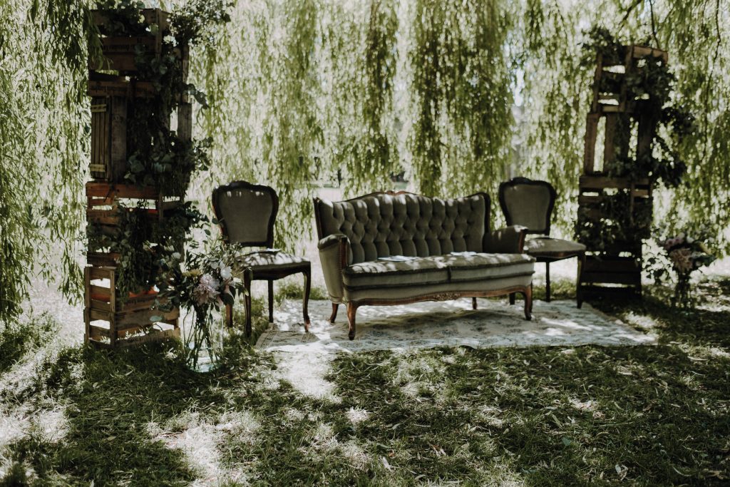 Setting einer freien Trauung auf dem Hofgut von Hünersdorff